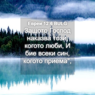 Picture 04 - Евреи 12:6 BULG - Защото Господ наказва - Bible Verse Picture