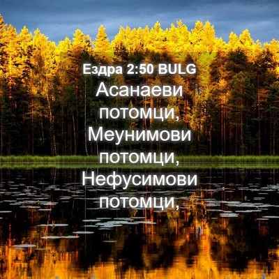 Picture 04 - Ездра 2:50 BULG - Асанаеви потомци, - Bible Verse Picture
