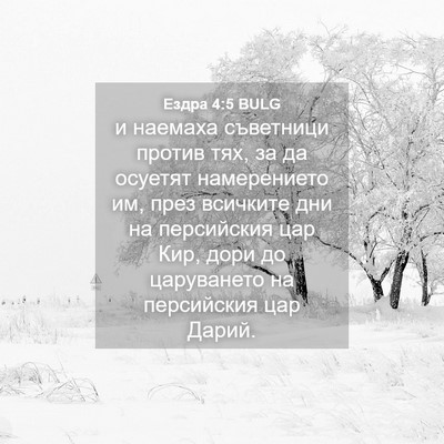 Picture 04 - Ездра 4:5 BULG - и наемаха съветници против - Bible Verse Picture