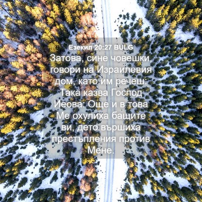 Picture 04 - Езекил 20:27 BULG - Затова, сине човешки, - Bible Verse Picture