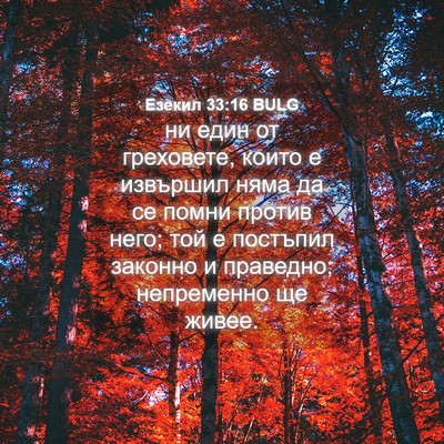 Picture 04 - Езекил 33:16 BULG - ни един от греховете, които - Bible Verse Picture