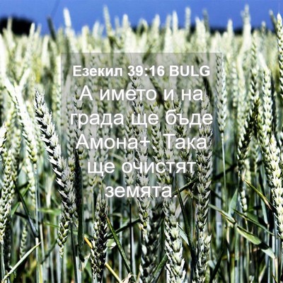 Picture 04 - Езекил 39:16 BULG - А името и на града ще бъде - Bible Verse Picture