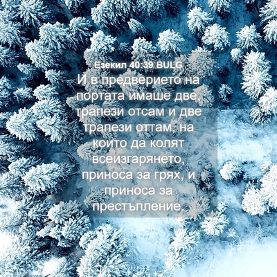 Picture 04 - Езекил 40:39 BULG - И в предверието на портата - Bible Verse Picture