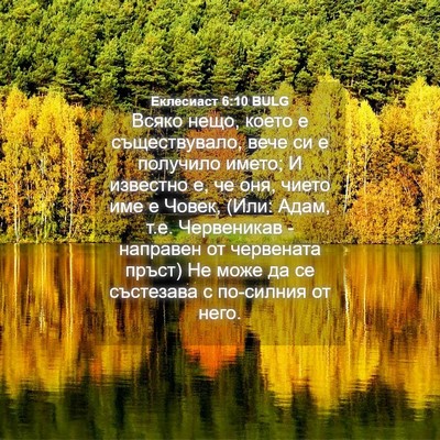 Picture 04 - Еклесиаст 6:10 BULG - Всяко нещо, което е - Bible Verse Picture