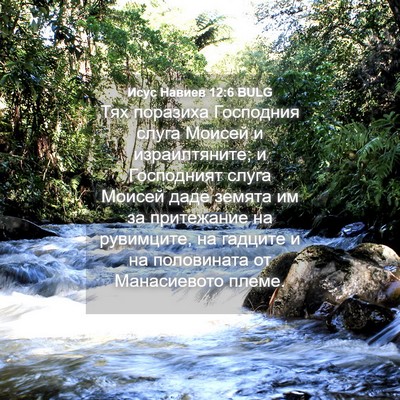 Picture 04 - Исус Навиев 12:6 BULG - Тях поразиха Господния - Bible Verse Picture
