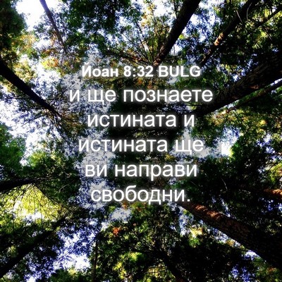 Picture 04 - Йоан 8:32 BULG - и ще познаете истината и - Bible Verse Picture