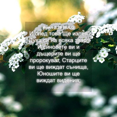 Picture 04 - Йоил 2:28 BULG - И след това Ще излея Духа - Bible Verse Picture