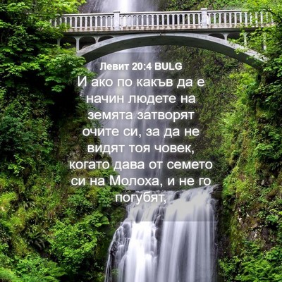 Picture 04 - Левит 20:4 BULG - И ако по какъв да е начин - Bible Verse Picture