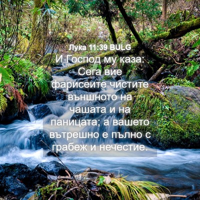 Picture 04 - Лука 11:39 BULG - И Господ му каза: Сега вие - Bible Verse Picture