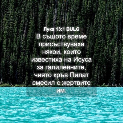 Picture 04 - Лука 13:1 BULG - В същото време - Bible Verse Picture
