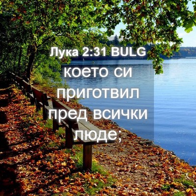 Picture 04 - Лука 2:31 BULG - което си приготвил пред - Bible Verse Picture
