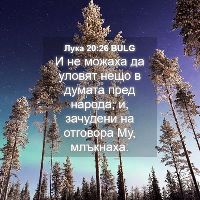 Picture 04 - Лука 20:26 BULG - И не можаха да уловят нещо - Bible Verse Picture