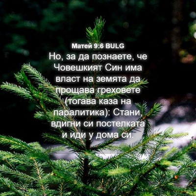 Picture 04 - Матей 9:6 BULG - Но, за да познаете, че - Bible Verse Picture