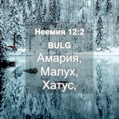 Picture 04 - Неемия 12:2 BULG - Амария, Малух, - Bible Verse Picture