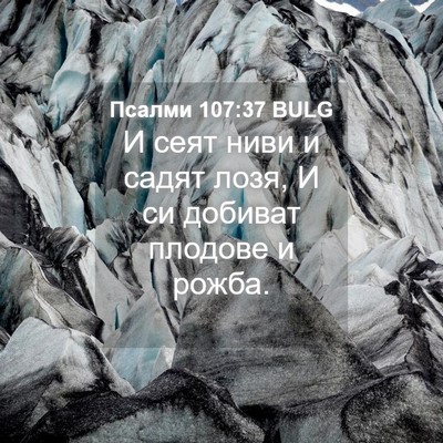 Picture 04 - Псалми 107:37 BULG - И сеят ниви и садят лозя, И - Bible Verse Picture