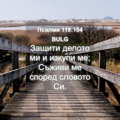 Picture 04 - Псалми 119:154 BULG - Защити делото ми и изкупи - Bible Verse Picture