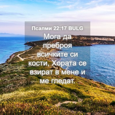 Picture 04 - Псалми 22:17 BULG - Мога да преброя всичките - Bible Verse Picture