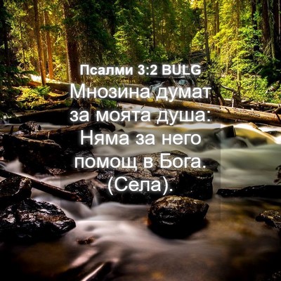Picture 04 - Псалми 3:2 BULG - Мнозина думат за моята - Bible Verse Picture