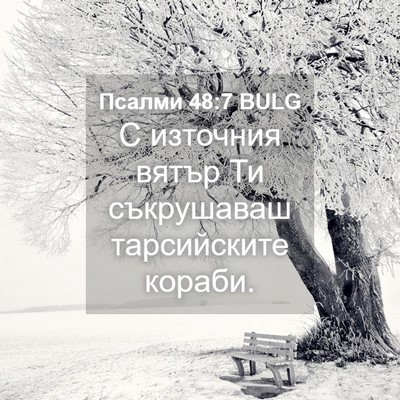 Picture 04 - Псалми 48:7 BULG - С източния вятър Ти - Bible Verse Picture
