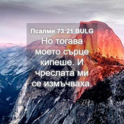 Picture 04 - Псалми 73:21 BULG - Но тогава моето сърце - Bible Verse Picture
