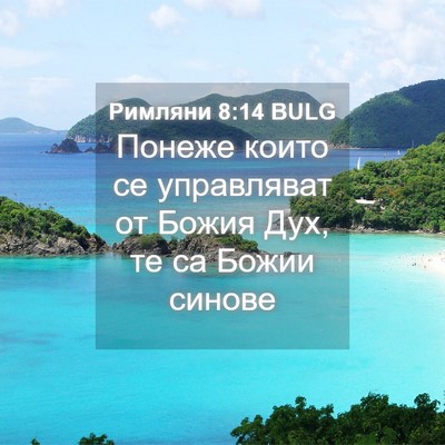 Picture 04 - Римляни 8:14 BULG - Понеже които се управляват - Bible Verse Picture