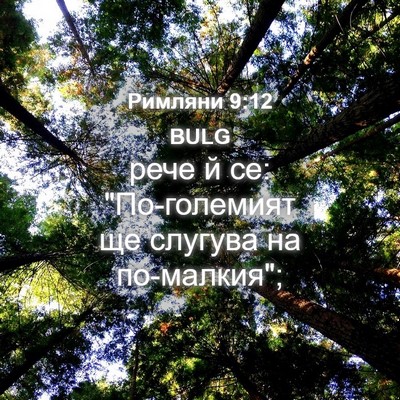 Picture 04 - Римляни 9:12 BULG - рече й се: 