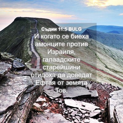Picture 04 - Съдии 11:5 BULG - И когато се биеха амонците - Bible Verse Picture