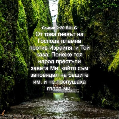 Picture 04 - Съдии 2:20 BULG - От това гневът на Господа - Bible Verse Picture