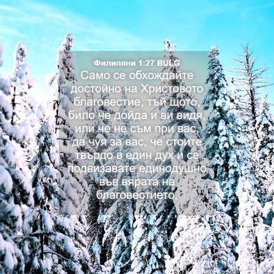 Picture 04 - Филипяни 1:27 BULG - Само се обхождайте - Bible Verse Picture
