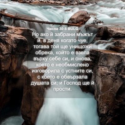 Picture 04 - Числа 30:8 BULG - Но ако й забрани мъжът й, в - Bible Verse Picture