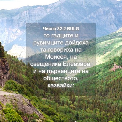 Picture 04 - Числа 32:2 BULG - то гадците и рувимците - Bible Verse Picture