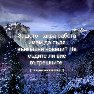 Picture 05 - 1 Коринтяни 5:12 BULG - Защото, каква работа имам - Bible Verse Picture