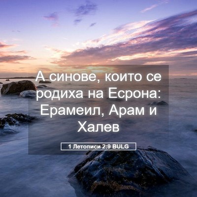 Picture 05 - 1 Летописи 2:9 BULG - А синове, които се родиха - Bible Verse Picture