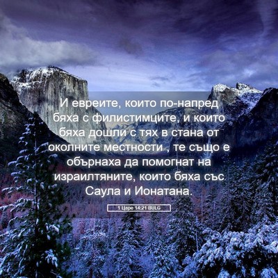 Picture 05 - 1 Царе 14:21 BULG - И евреите, които по-напред - Bible Verse Picture