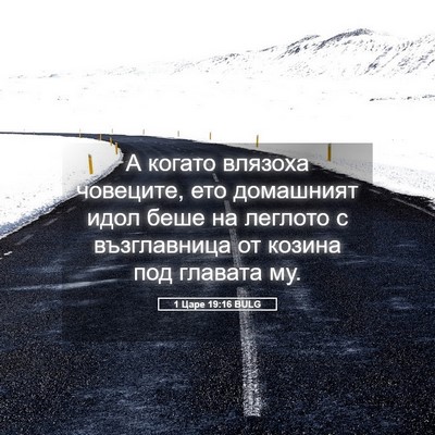 Picture 05 - 1 Царе 19:16 BULG - А когато влязоха човеците, - Bible Verse Picture
