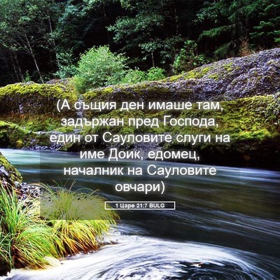 Picture 05 - 1 Царе 21:7 BULG - (А същия ден имаше там, - Bible Verse Picture