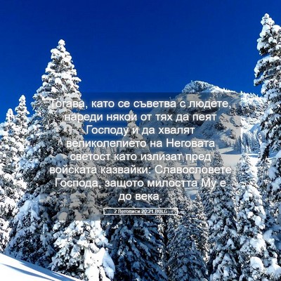 Picture 05 - 2 Летописи 20:21 BULG - Тогава, като се съветва с - Bible Verse Picture