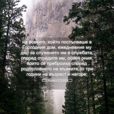 Picture 05 - 2 Летописи 31:16 BULG - на всекиго, който - Bible Verse Picture