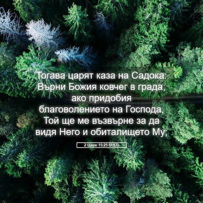 Picture 05 - 2 Царе 15:25 BULG - Тогава царят каза на - Bible Verse Picture