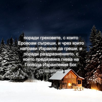 Picture 05 - 3 Царе 15:30 BULG - поради греховете, с които - Bible Verse Picture