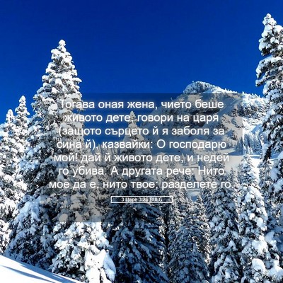 Picture 05 - 3 Царе 3:26 BULG - Тогава оная жена, чието - Bible Verse Picture