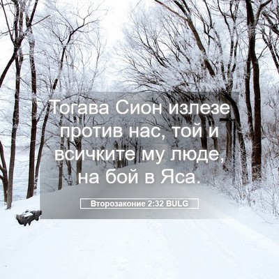 Picture 05 - Второзаконие 2:32 BULG - Тогава Сион излезе против - Bible Verse Picture