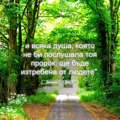 Picture 05 - Деяния 3:23 BULG - и всяка душа, която не би - Bible Verse Picture