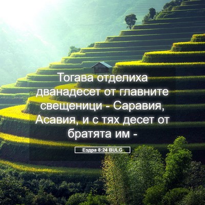 Picture 05 - Ездра 8:24 BULG - Тогава отделиха - Bible Verse Picture