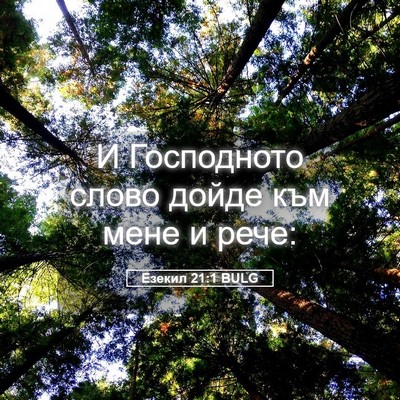 Picture 05 - Езекил 21:1 BULG - И Господното слово дойде - Bible Verse Picture