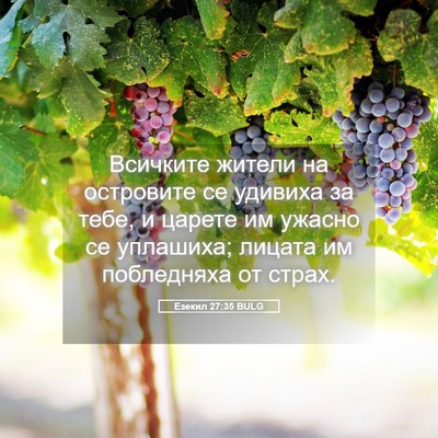 Picture 05 - Езекил 27:35 BULG - Всичките жители на - Bible Verse Picture