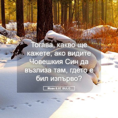 Picture 05 - Йоан 6:62 BULG - Тогава, какво ще кажете, - Bible Verse Picture