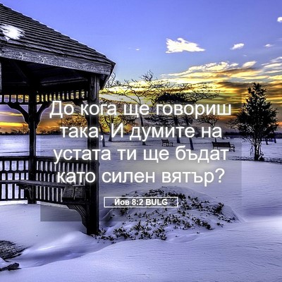 Picture 05 - Йов 8:2 BULG - До кога ще говориш така, И - Bible Verse Picture
