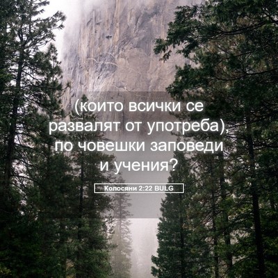 Picture 05 - Колосяни 2:22 BULG - (които всички се развалят - Bible Verse Picture