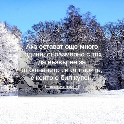 Picture 05 - Левит 25:51 BULG - Ако остават още много - Bible Verse Picture